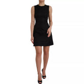 Dolce & Gabbana Black Sleeveless Bodycon A-line Mini Dress